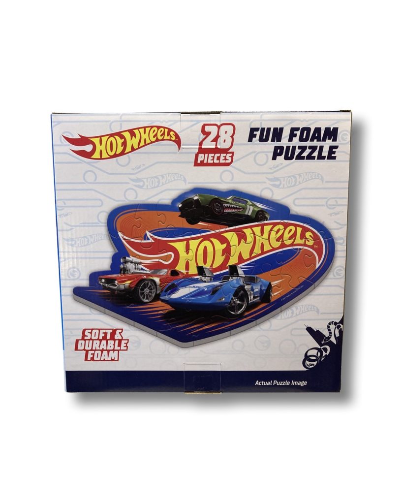 Hot Wheel Foam Puzzl Busy Beez Toy Box
