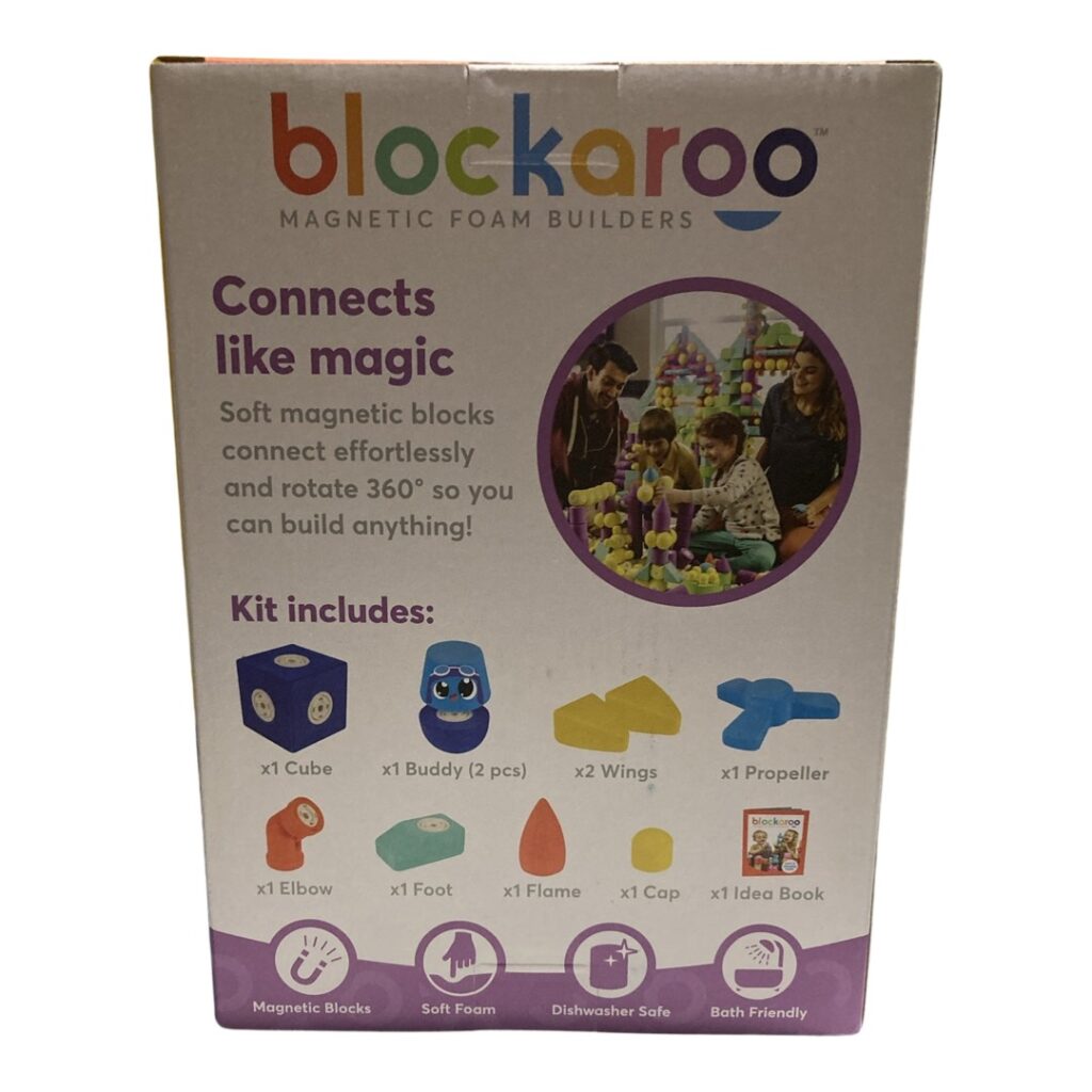 Blockaroo Magnetic Plane Foam Builder - Busy Beez Toy Box