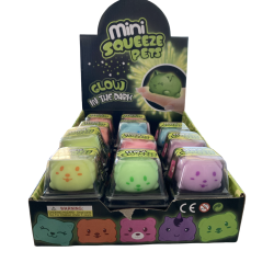 Mini Squeeze Glow In The Dark Pets